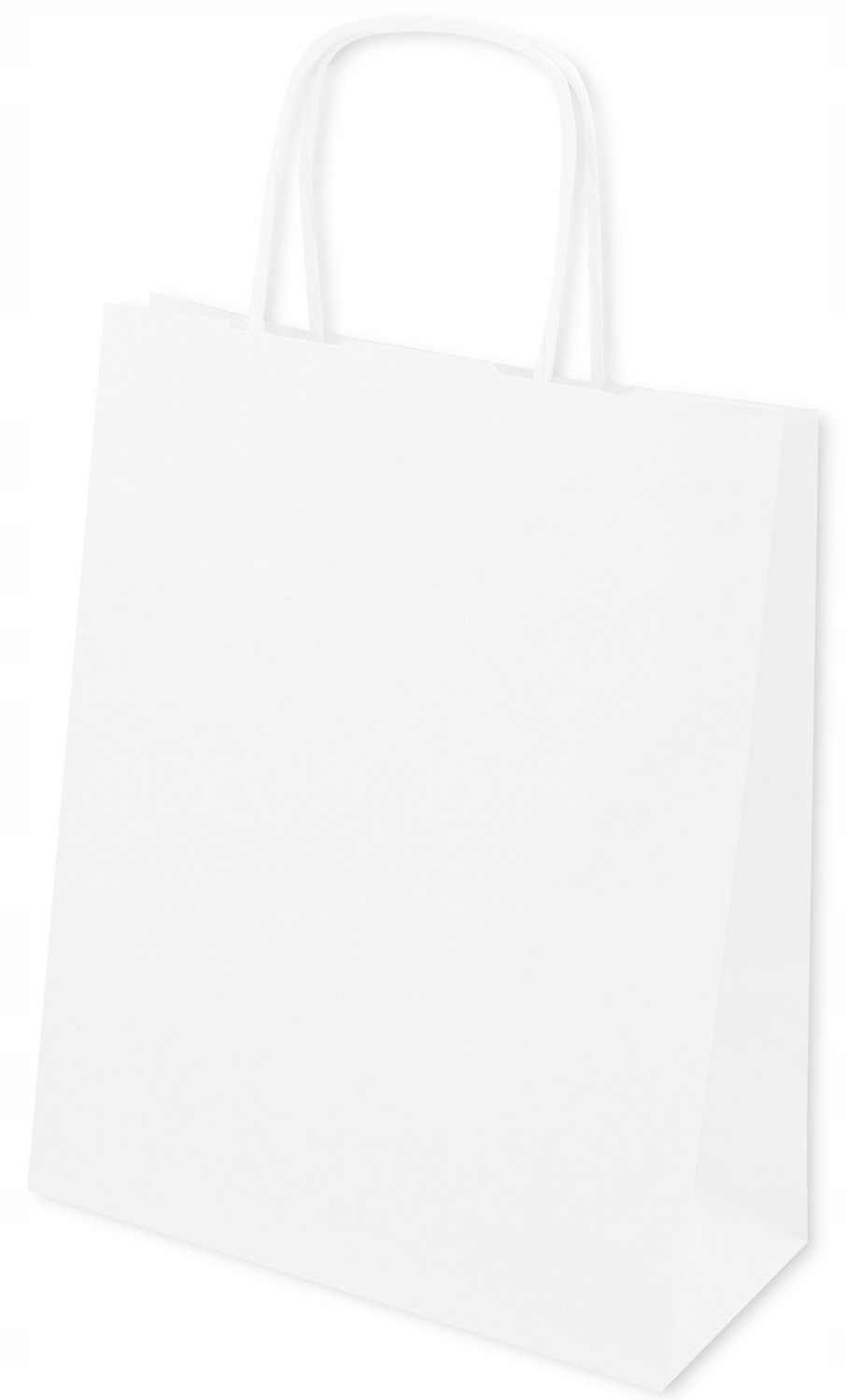 

Torebka papierowa biała 180x80x210mm 10szt torebka