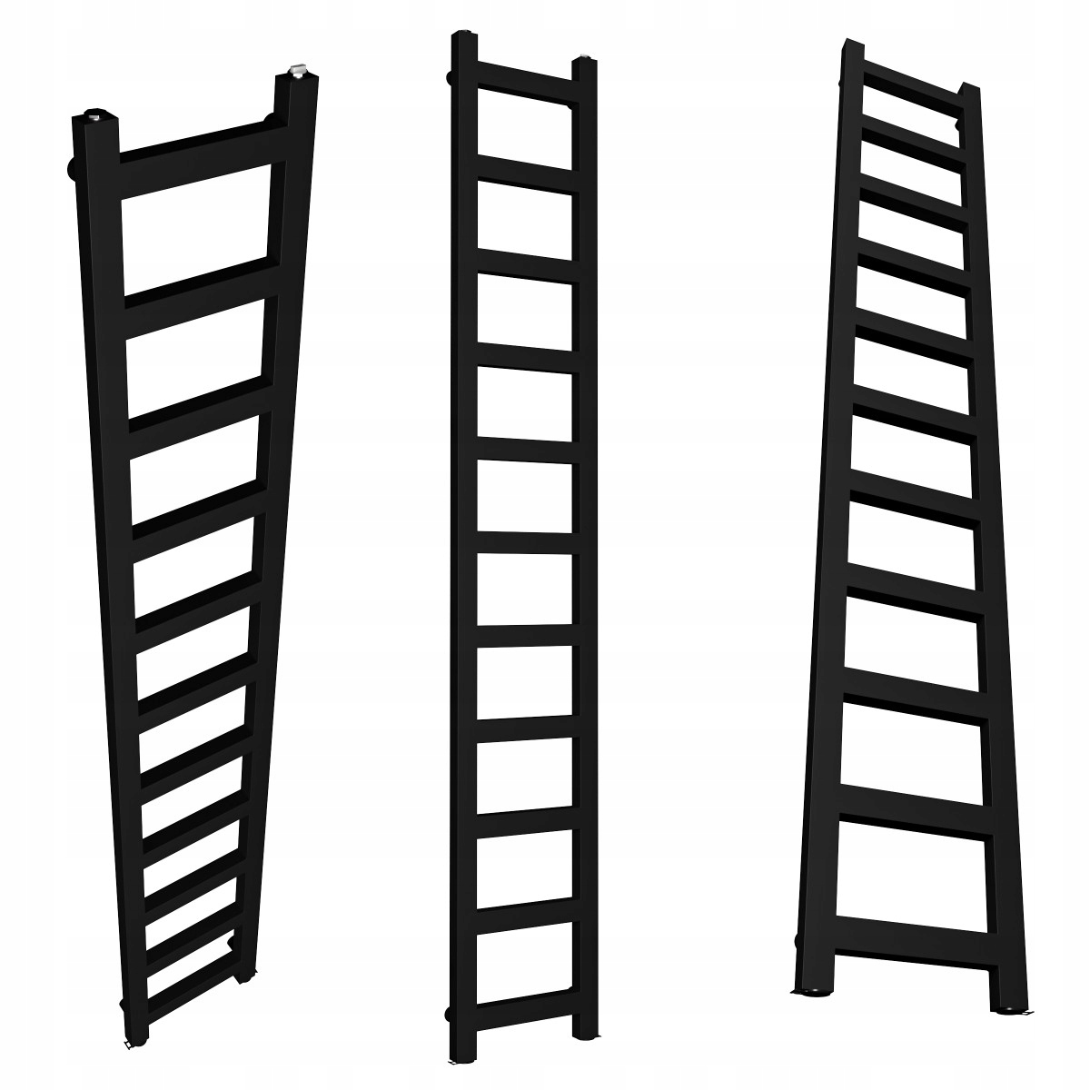 Kúpeľňový Radiátor 1430/250 Čierny Mat