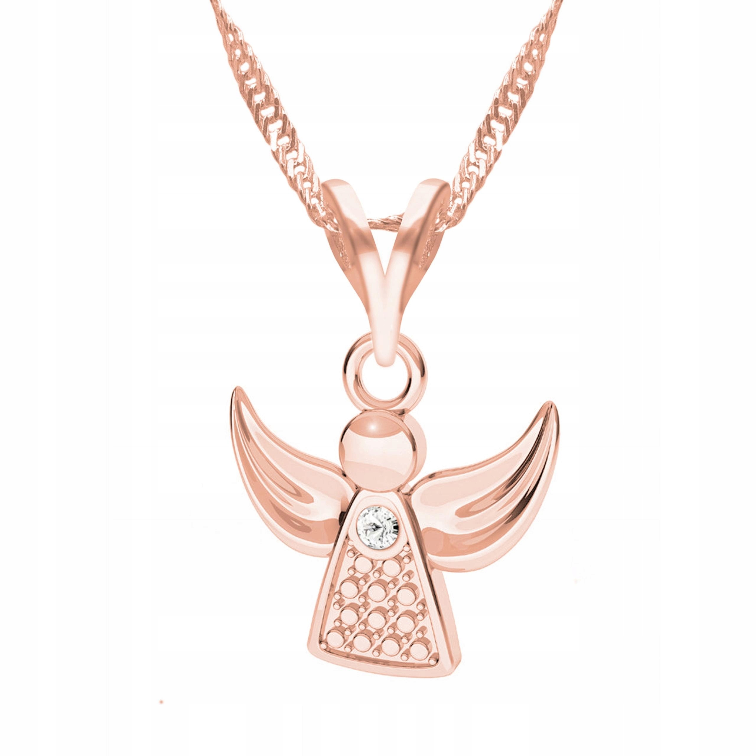 Náhrdelník Pozlacený anděl Anděl s andělem Anděl strážný Nebe Stříbro 925