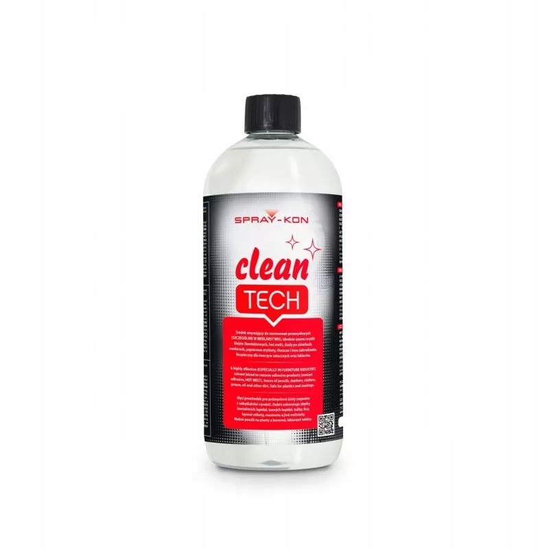 

Spray-kon Clean Tech – Specjalistyczny Zmywacz 1l