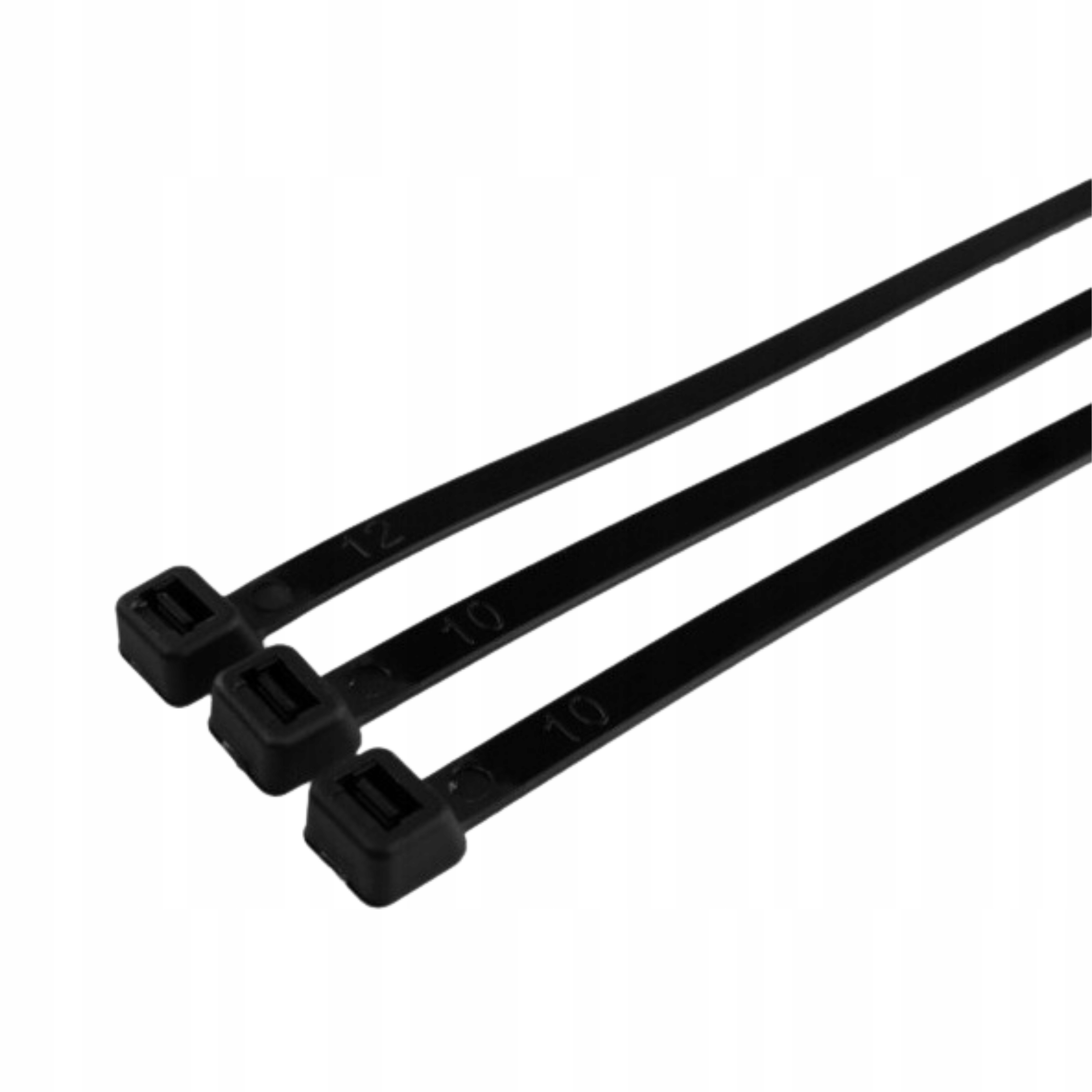 Opaska Kablowa 20/3,6 CZARNA 100 sztuk M20067 OK-36200B ECO-LIGHT Trytytka