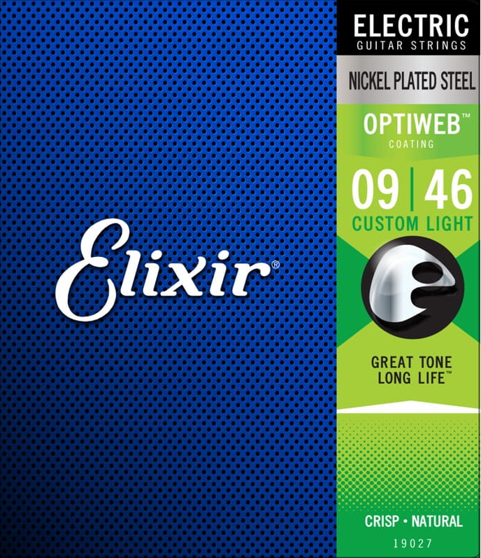 Struny do Gitary Elektrycznej 9-46 Elixir Optiweb