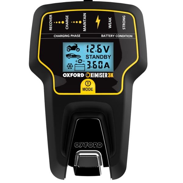 Prostownik motocyklowy OXIMISER 3X 12V Pojemność 125 Ah