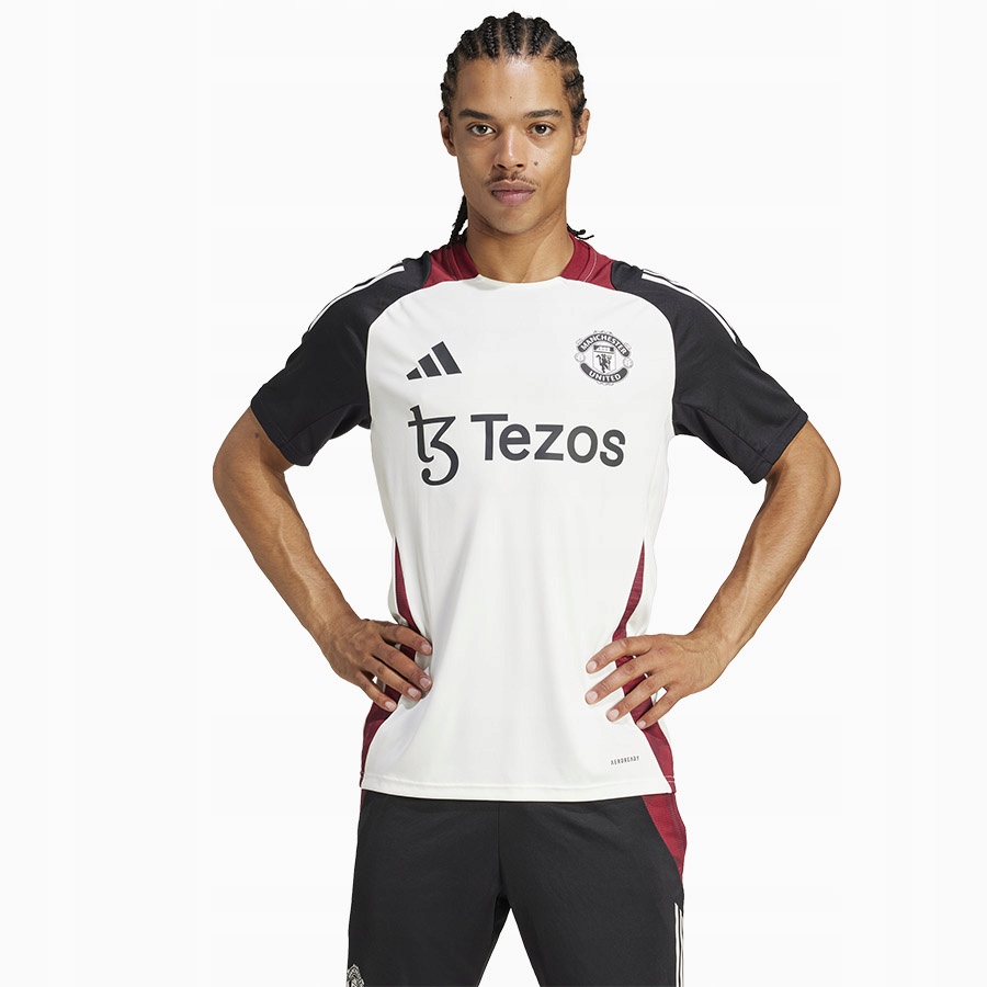 Tričko adidas Manchester United Training Jsy JE3726 bílé L