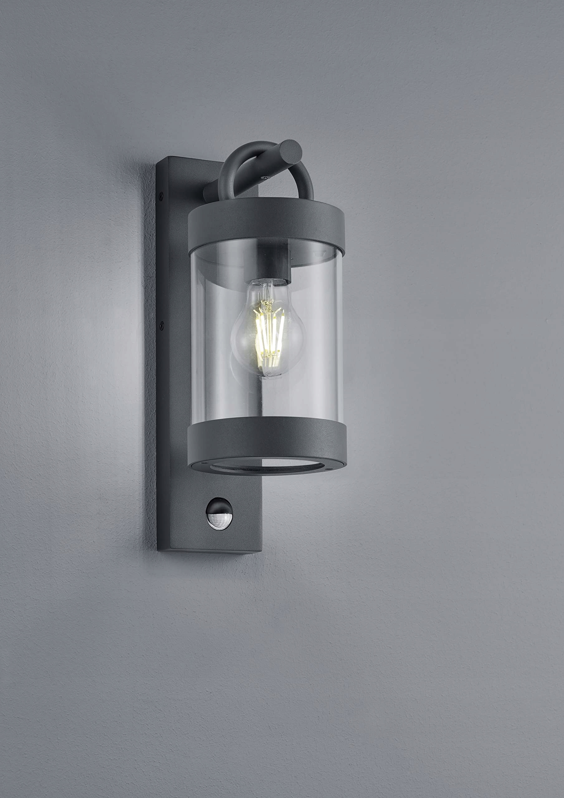 TRIO LEUCHTEN Lampa Zewnętrzna Sambesi Aluminium Czujnik Ruchu E27 — miniatura 2