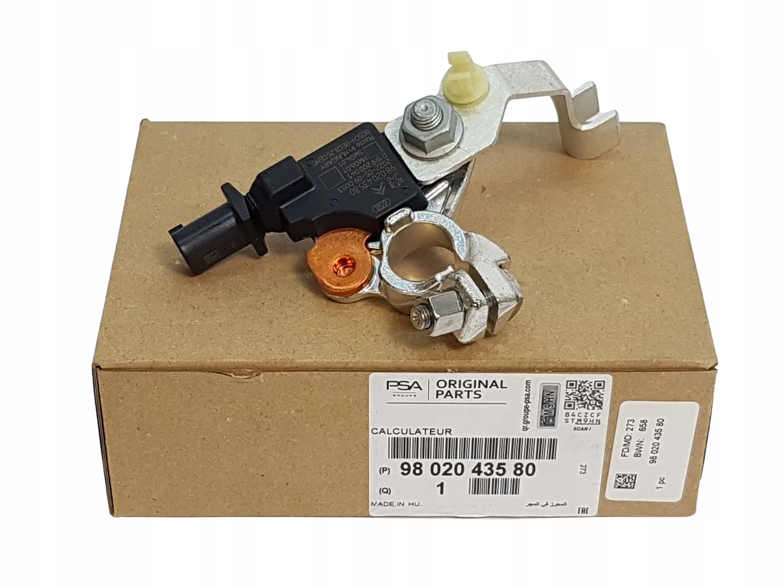 Klema Citroen Peugeot 9802043580 Originál