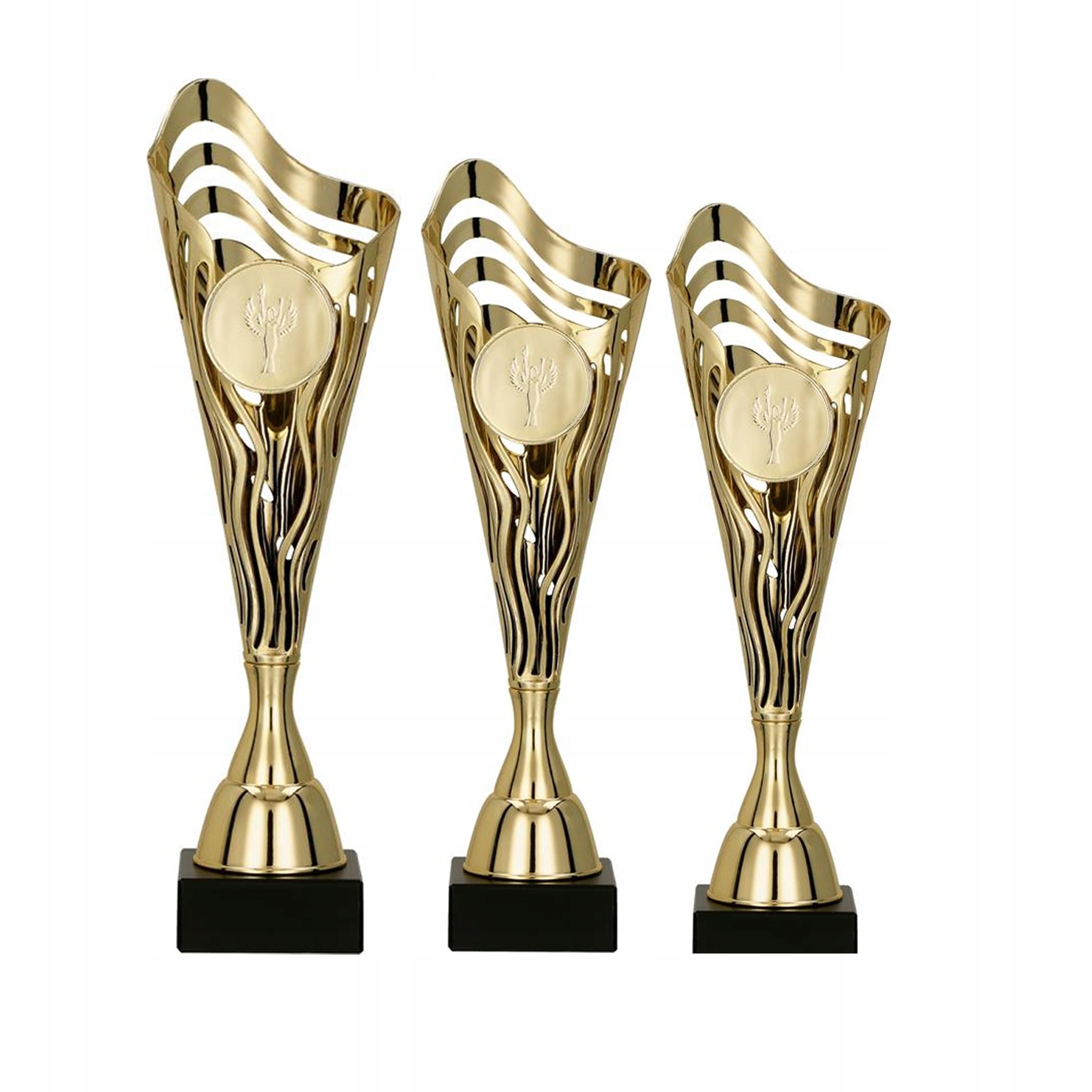 Puchar Puchary Zestaw Pucharów Komplet Duży 39/38/37 CM Grawer