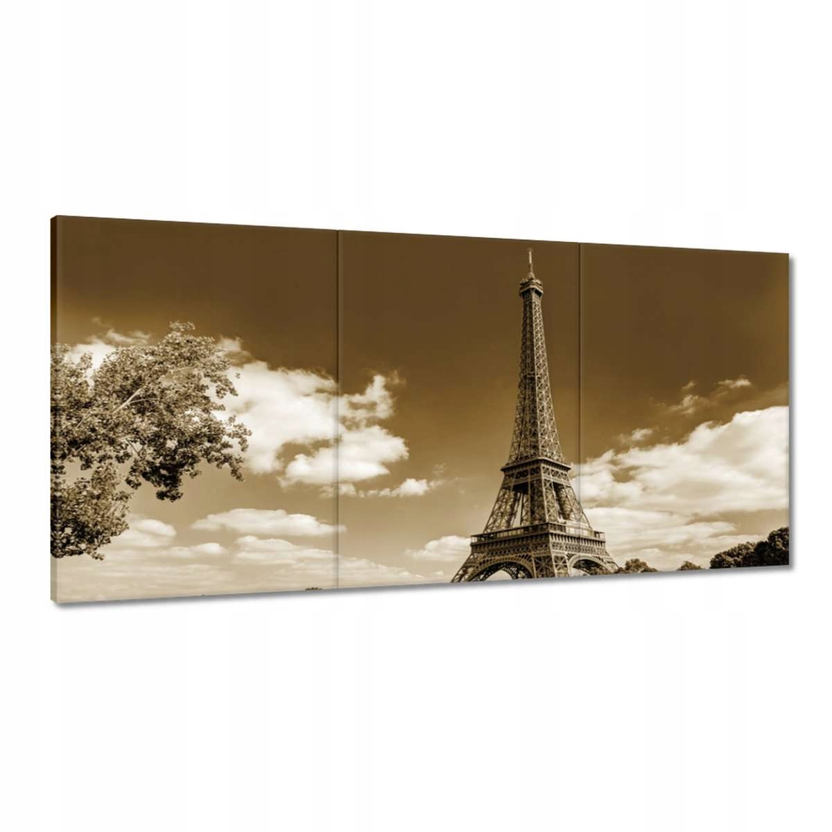 Obrazy 120x60 Fotka Eiffelovy věže sepia