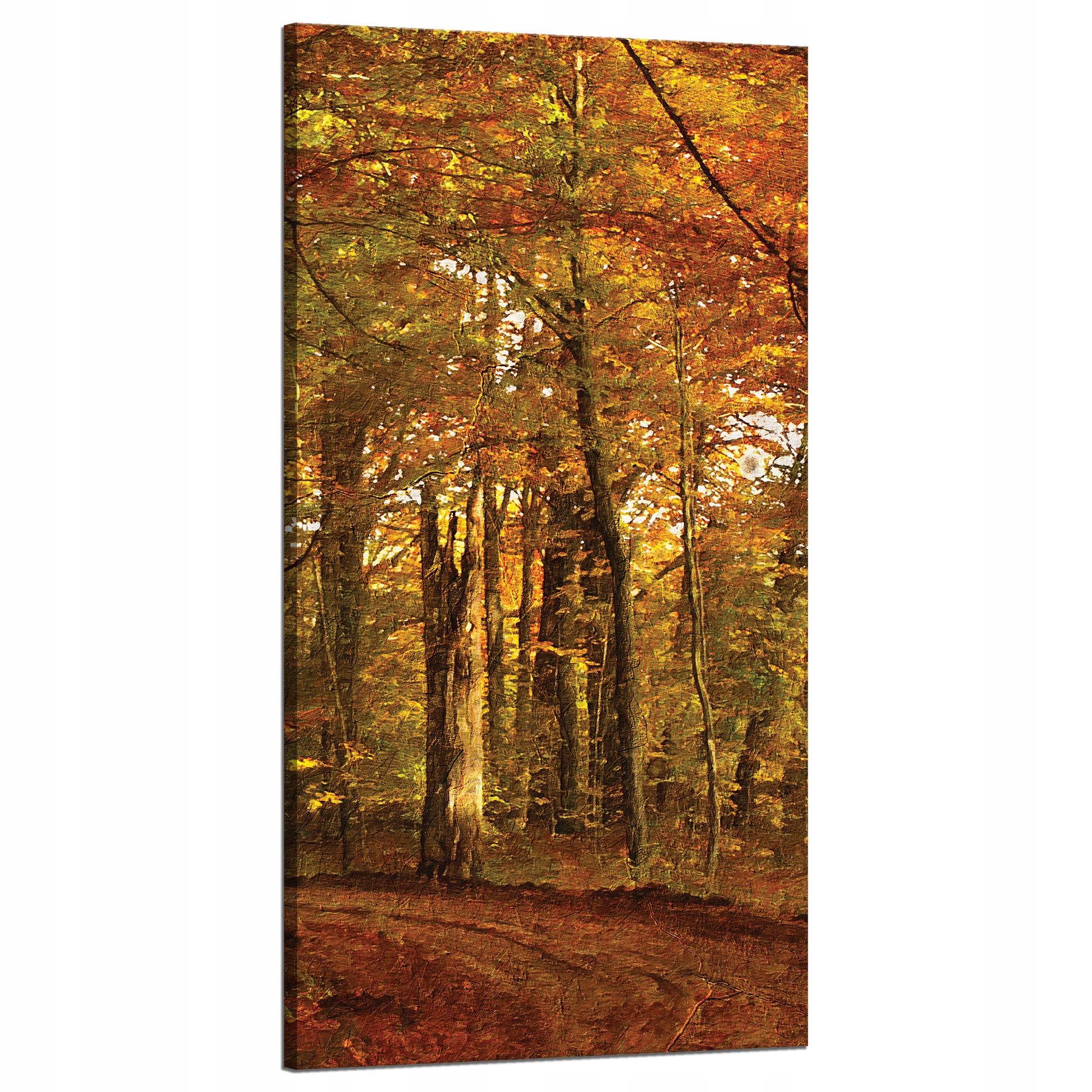 Obraz na plátně Pastelový styl Stromy Les na podzim 60x120 cm