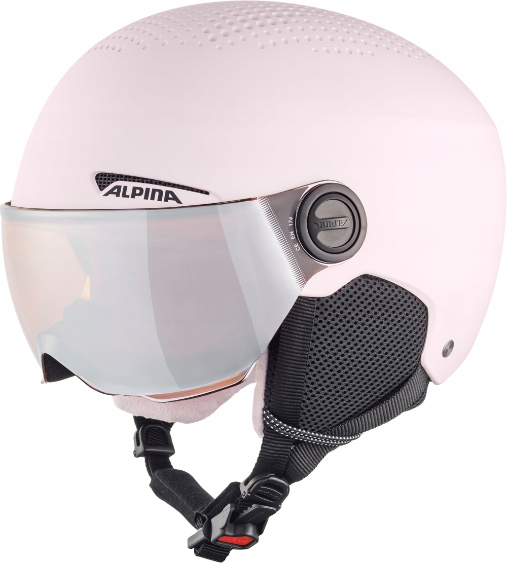Lyžařská helma Alpina Zupo Visor Q-Lite Rose Matt S 51-55cm