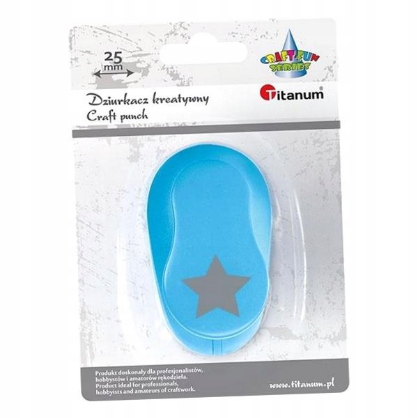 DZIURKACZ Z MOTYWEM 25MM GWIAZDA