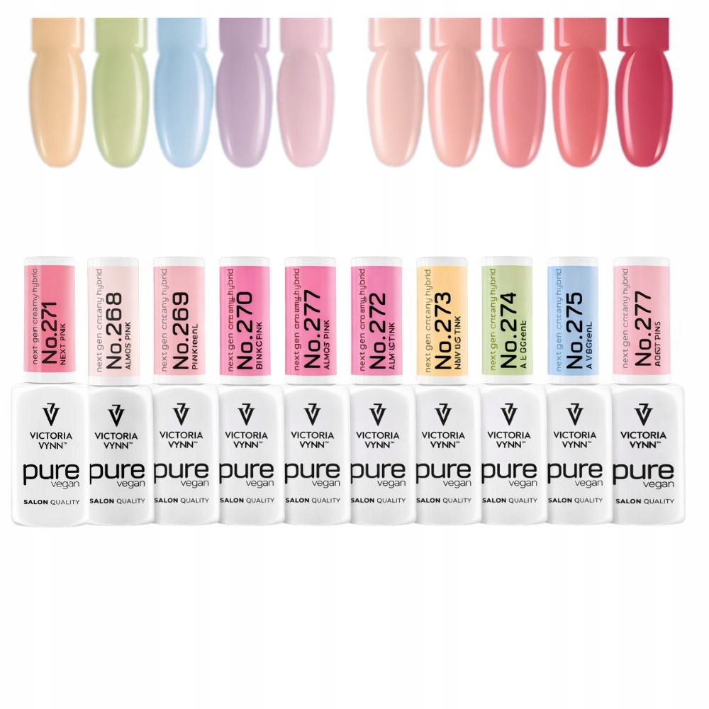 Victoria Vynn Lakiery Hybrydowe Cała Kolekcja Inside Color Zestaw 10 x 8ml