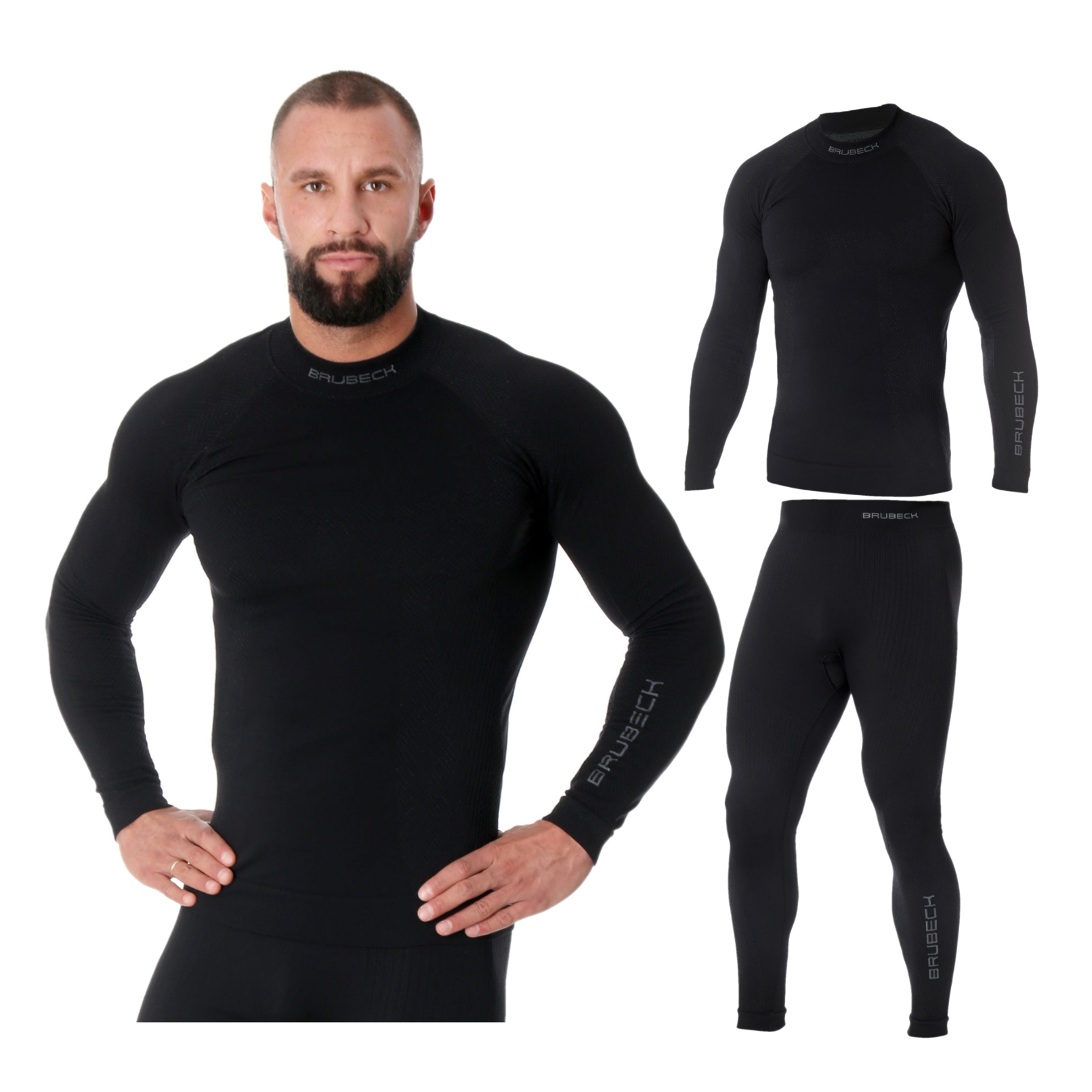 Brubeck bielizna termoaktywna męska sporty zimowe Extreme Thermo komplet L
