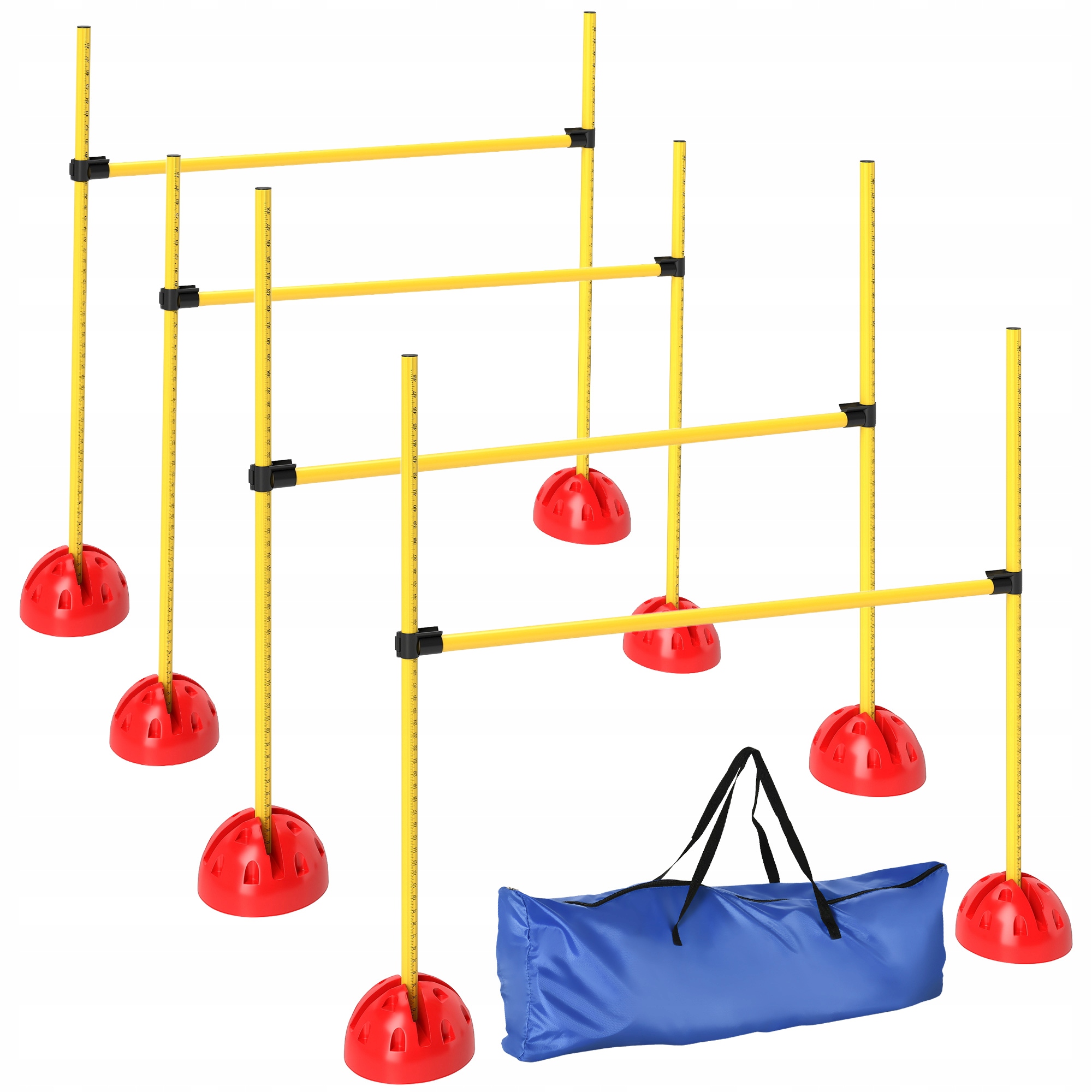 Sada Agility pro psa Skokové překážky PawHut 4ks