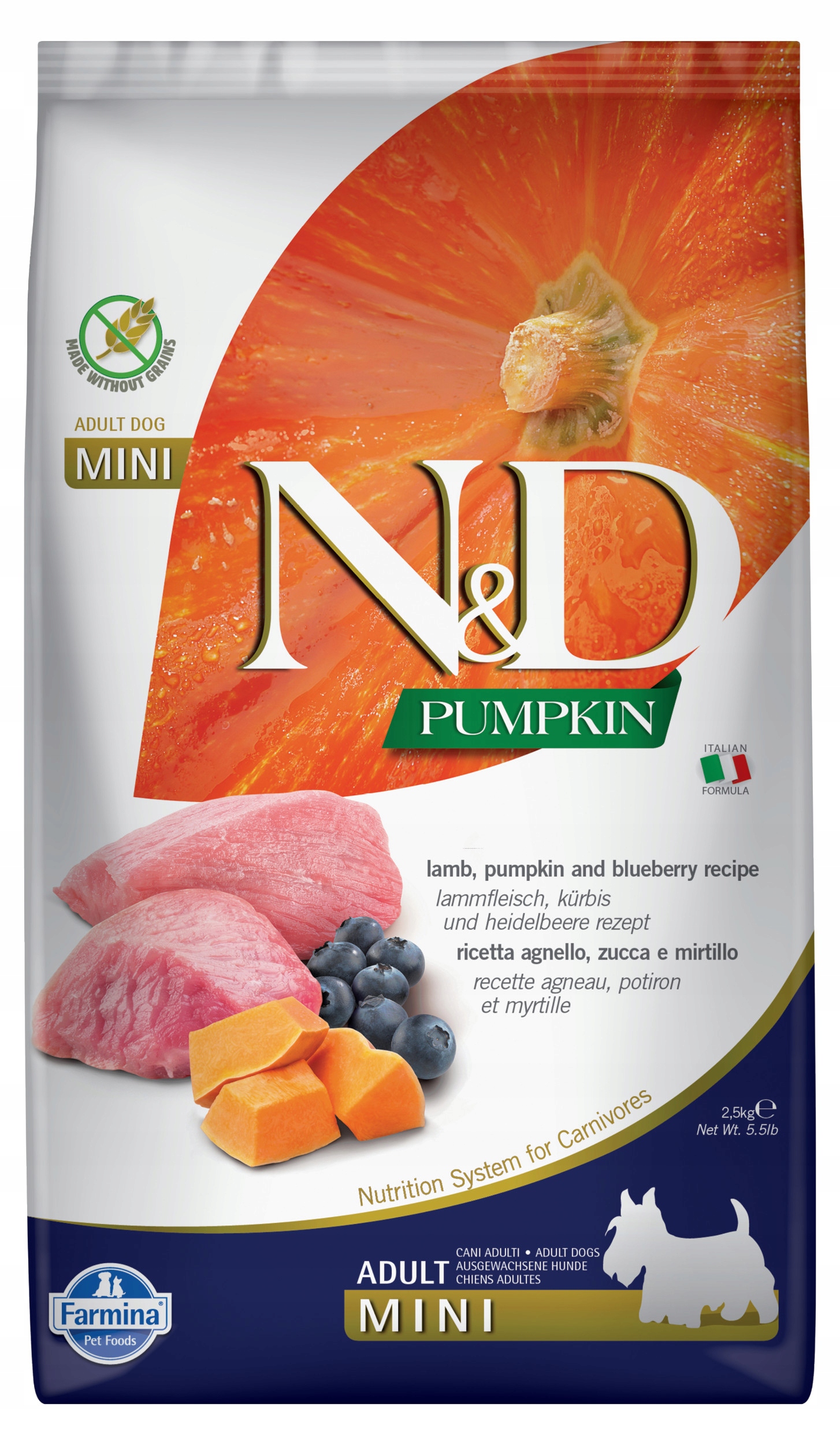 Farmina Nd Pumpkin Lamb Adult Mini 2,5kg