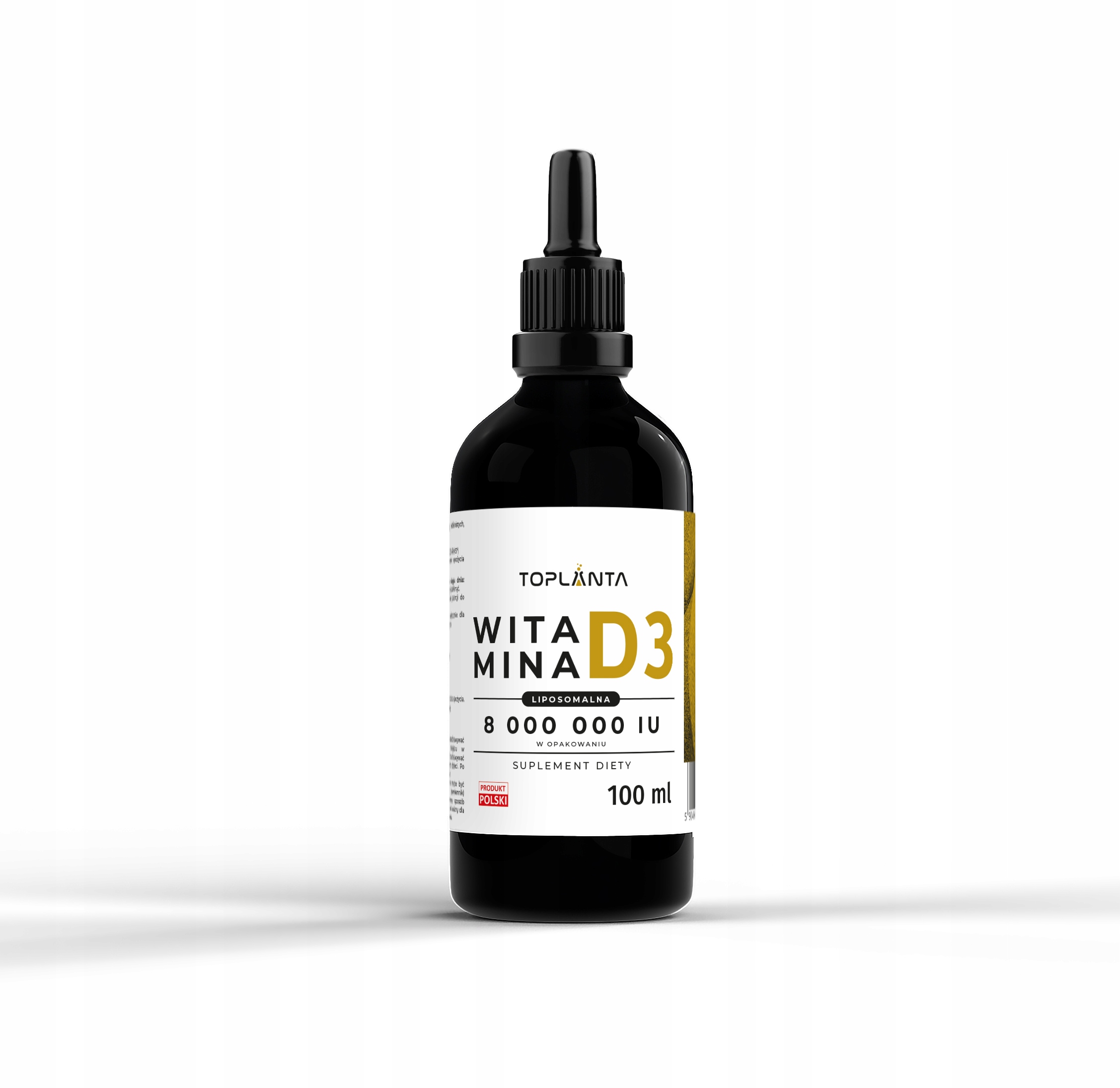 ToPlanta - Witamina D3 - 100 ml najmocniejsza Suplement Diety