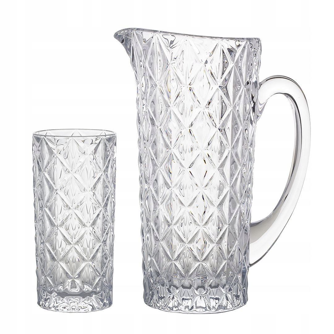 Kryštálový set na vodu 6+1 Bohemia Prestige Oáza džbán poháre