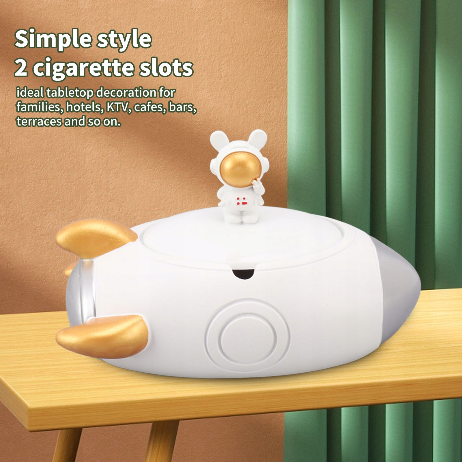 Samolot popielniczka 2 gniazda żywica dekoracyjna Typ samochodu Samochody osobowe