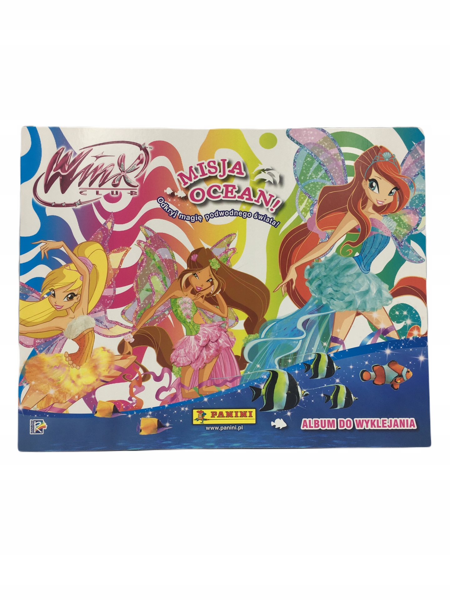 ALBUM DO WYKLEJANIA + NAKLEJKI WINX MISJA OCEAN!