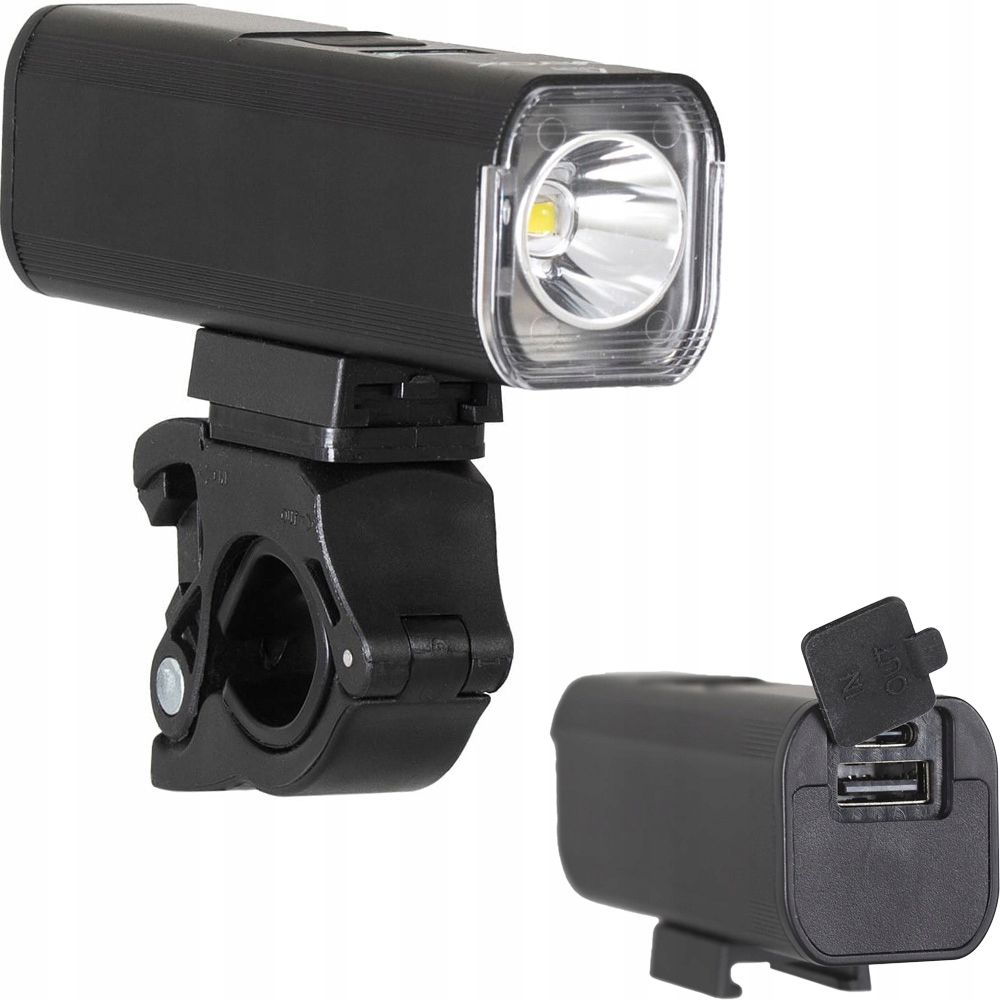 Lampka rowerowa Led Vayox przednia 1300lm z funkcją powerbanku IPX6 Usb-c