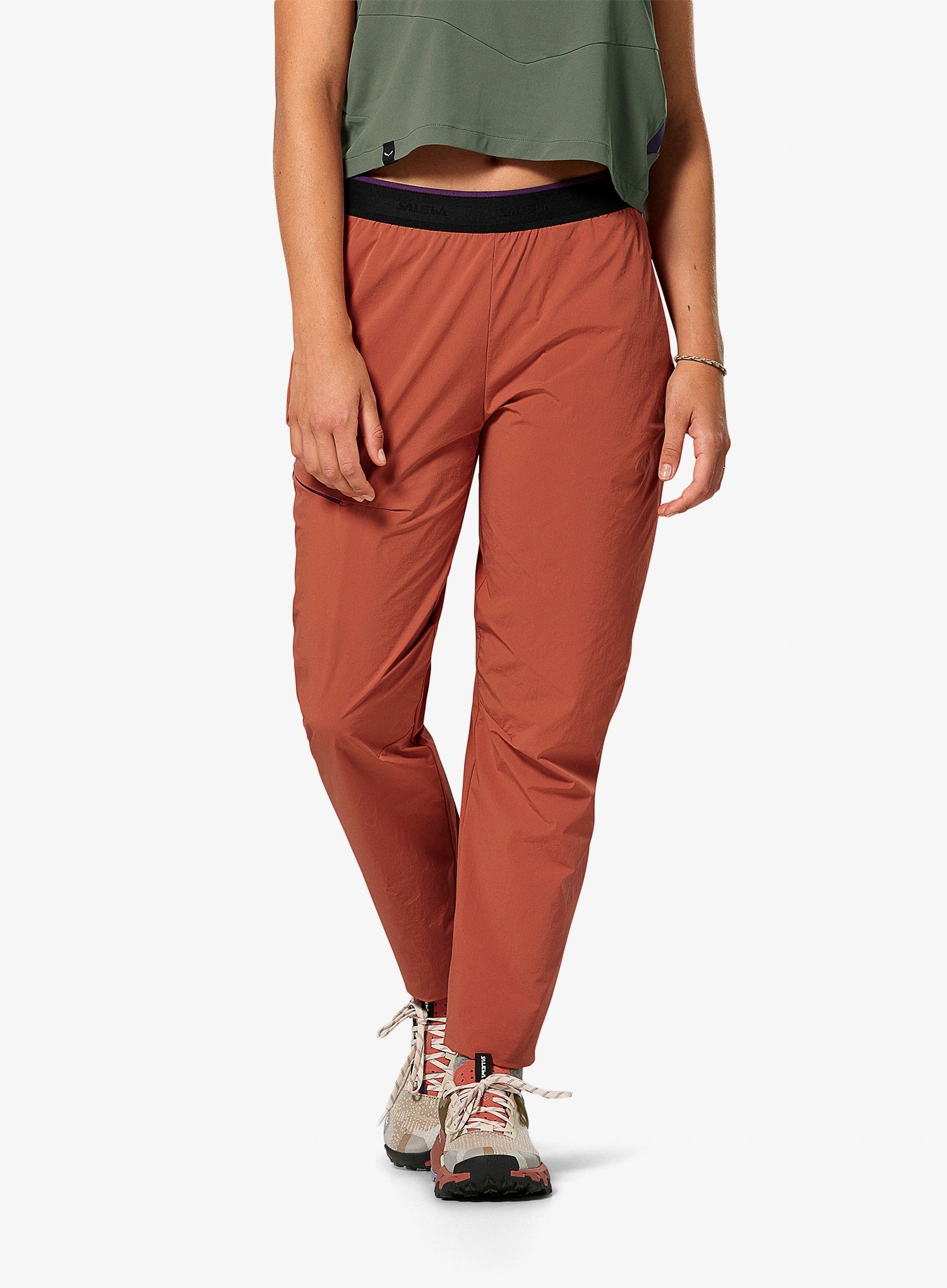 Spodnie damskie Salewa Pedroc 3 Dst Light Pant etruscan red 38 (M)