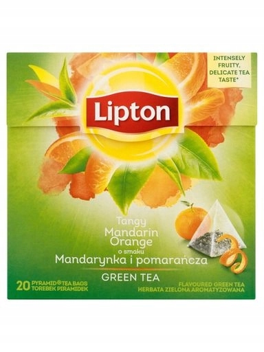 Lipton pyramidy čaj Mandarinka a Pomeranč 20 tb
