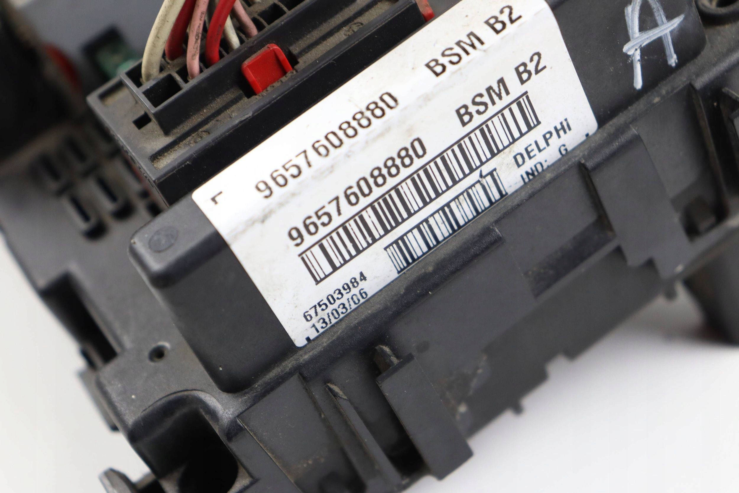 CITROEN PEUGEOT module compartment control unit BSM 9657608880