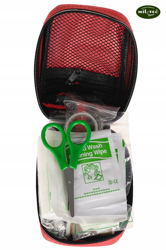 Osobista APTECZKA PIERWSZEJ POMOCY MINI Pack RED Marka Mil-tec