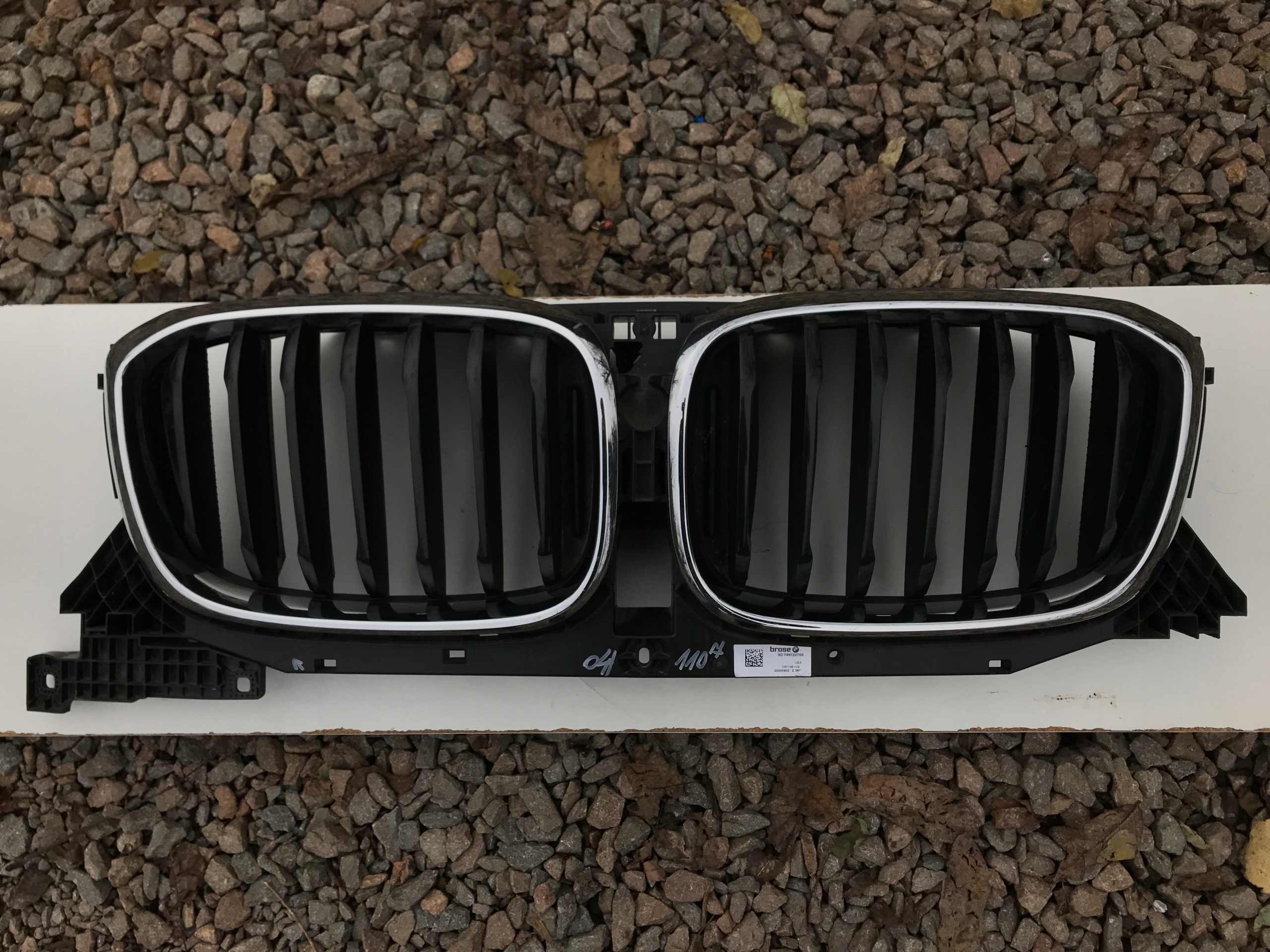 BMW X3 G01 X4 G02 ATRAPA GRILL ŻALUZJA ROLETA 2018-2022