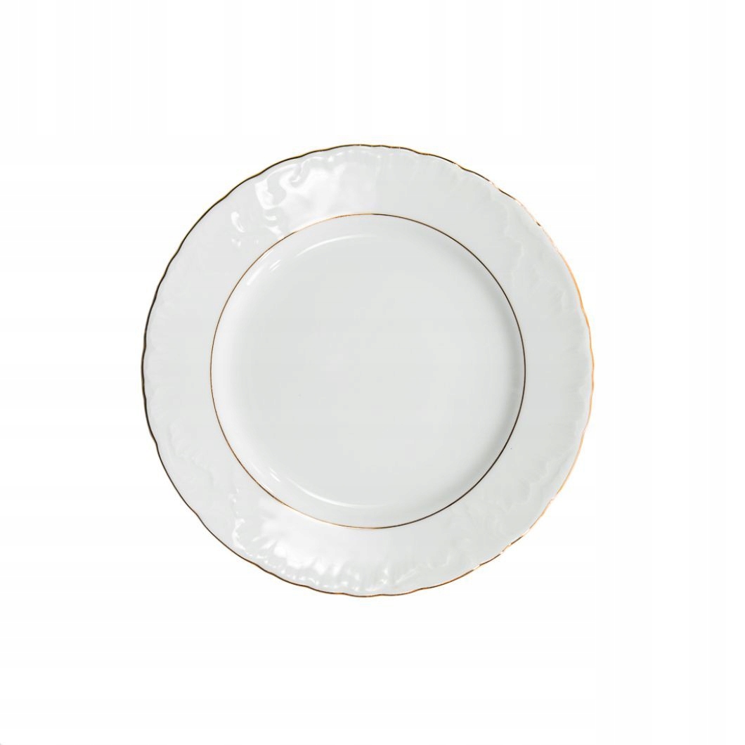 

Talerz płytki 25cm Rococo Złota Linia 3604 Ćmielów