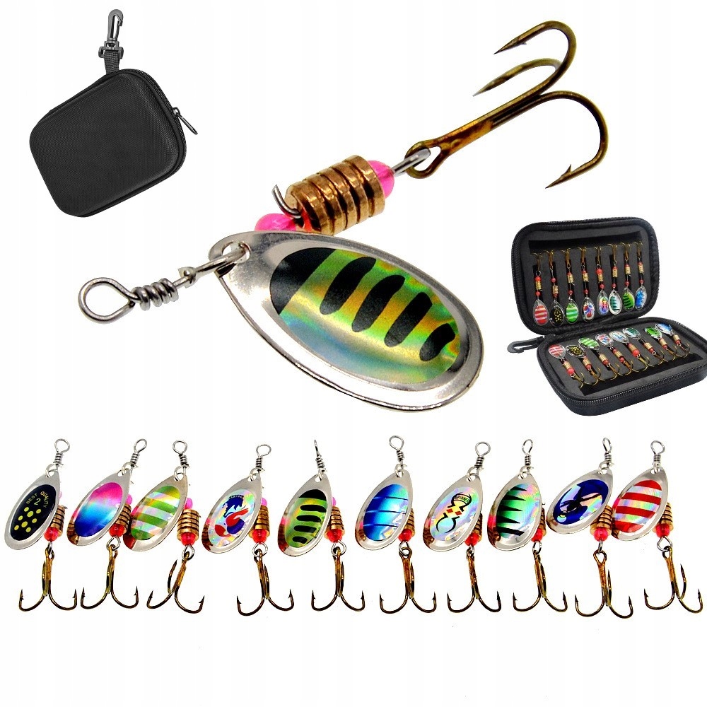 ZESTAW WĘDKARSKI PRZYNĘTA OBROTÓWKA RYBY SZCZUPAK