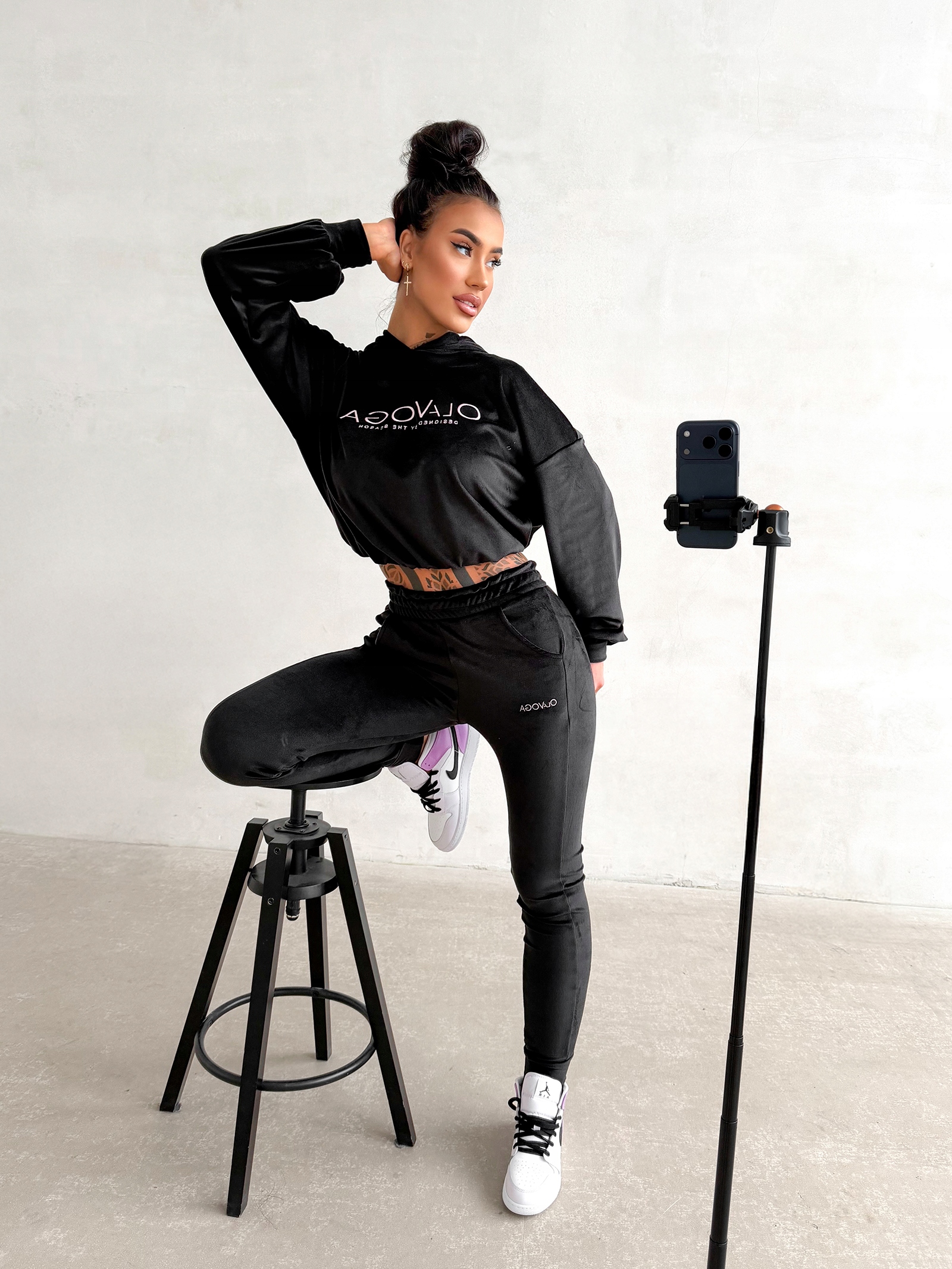 Komplet Damski Olavoga Neroli Czarny M