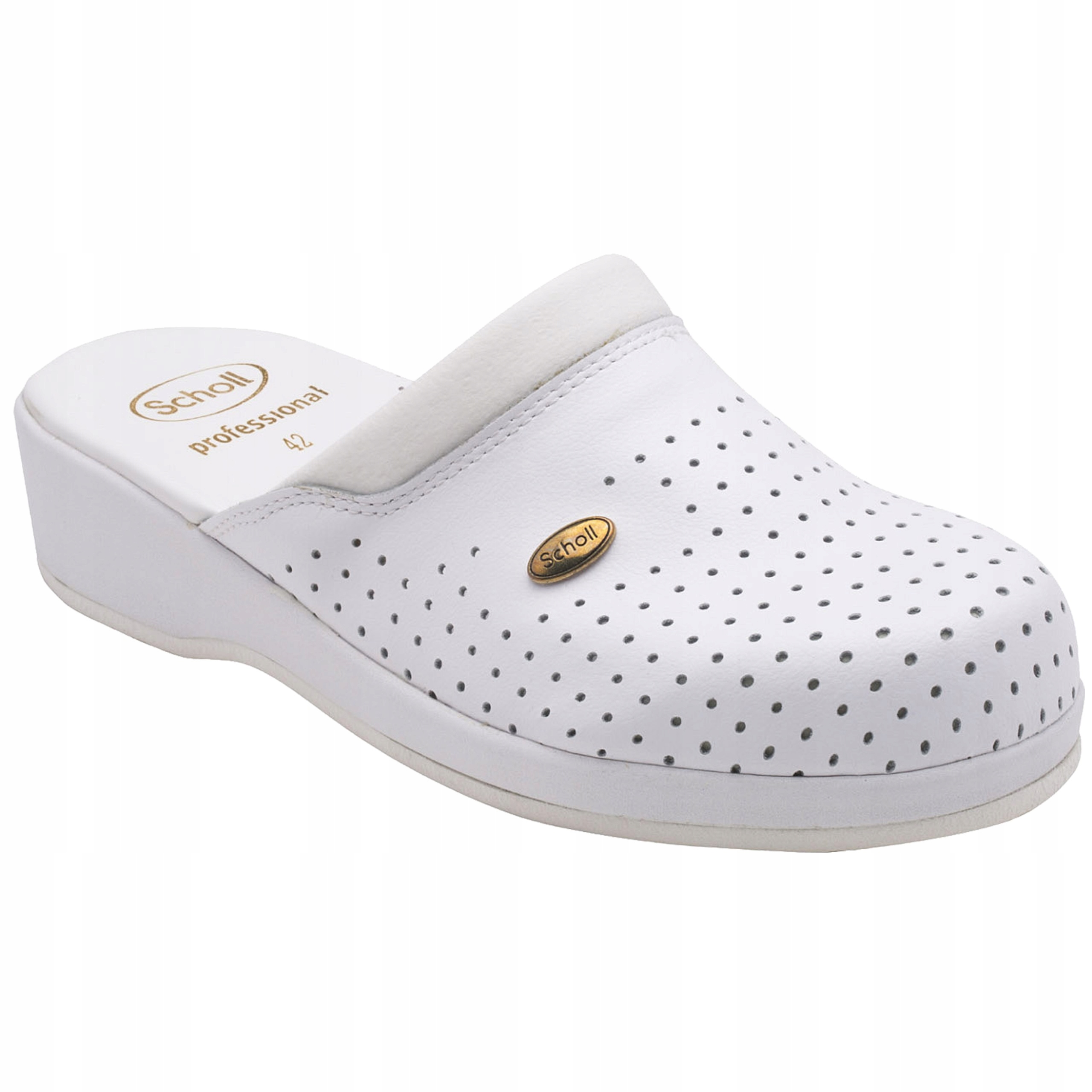 

Scholl Clog Back Guard Chodaki Lekarskie Biały 46