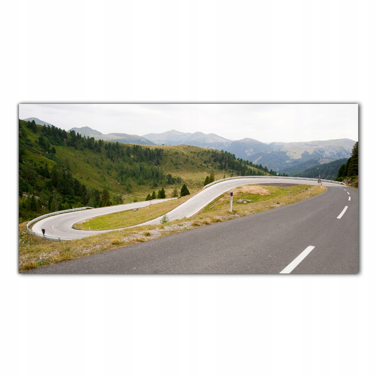 Cesta hory Alpy 140x70 Tvrzené sklo do kuchyně