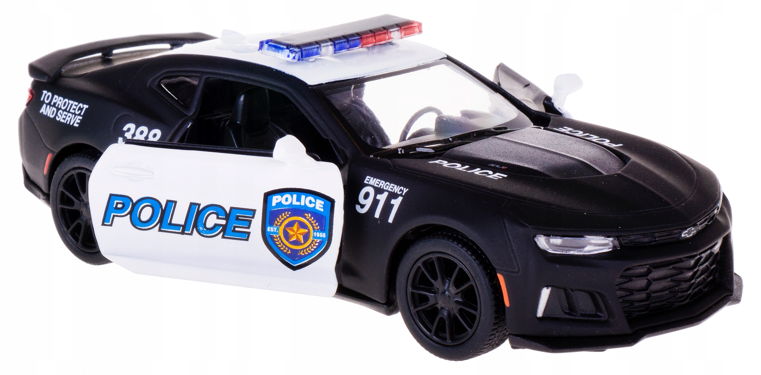 

Camaro ZL1 Policja 388 Model Metal 1:38 Kinsmart