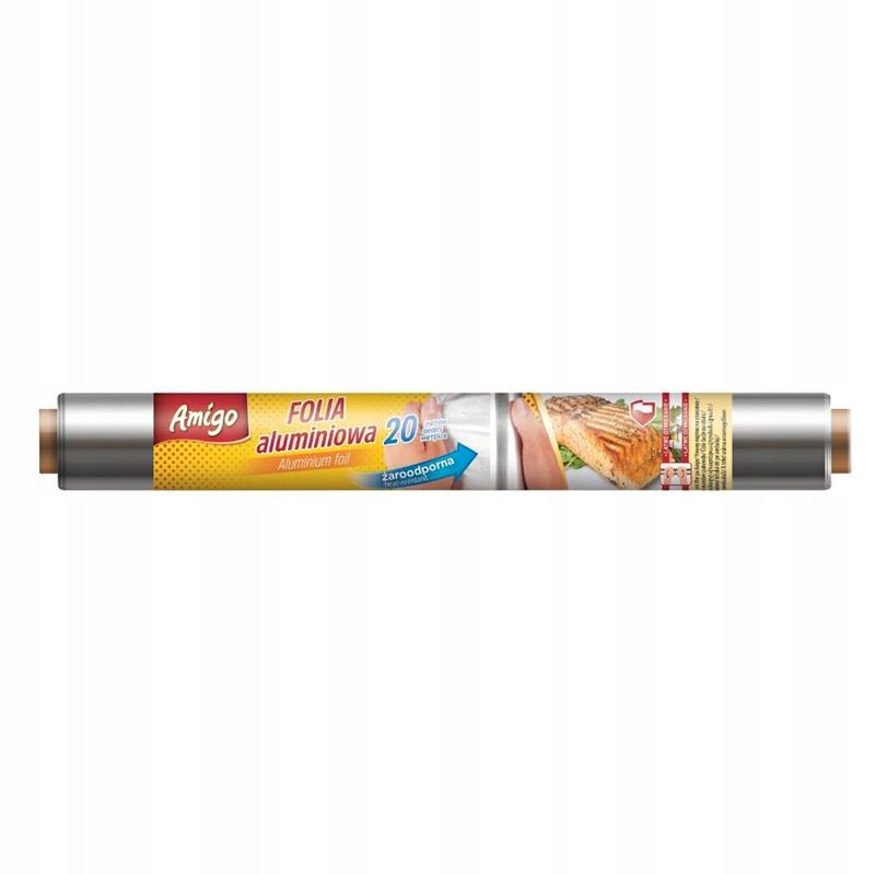 

Folia aluminiowa Amigo 28cm x 20m