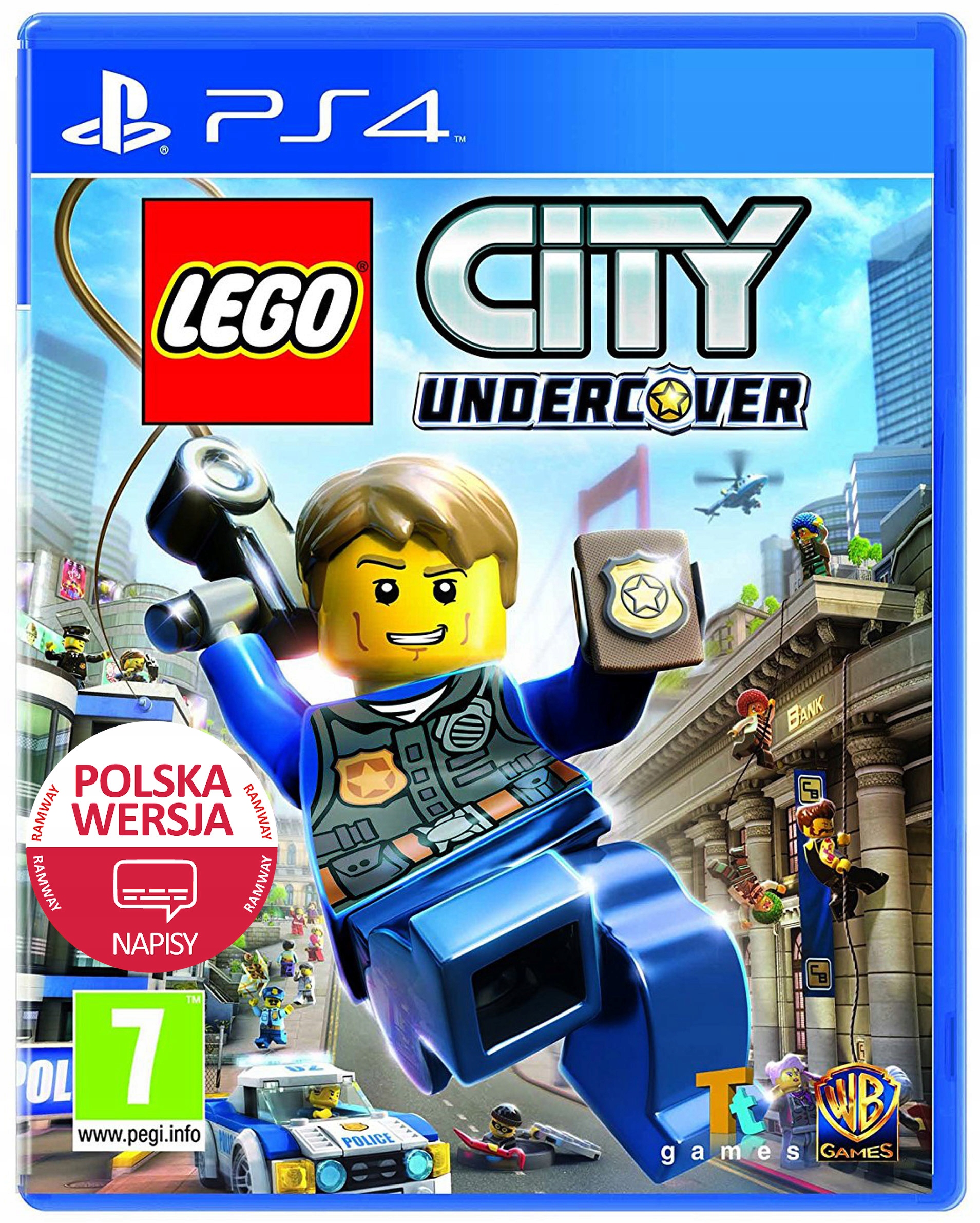 

Lego City Tajny Agent Pl PS4 Undercover 2 graczy