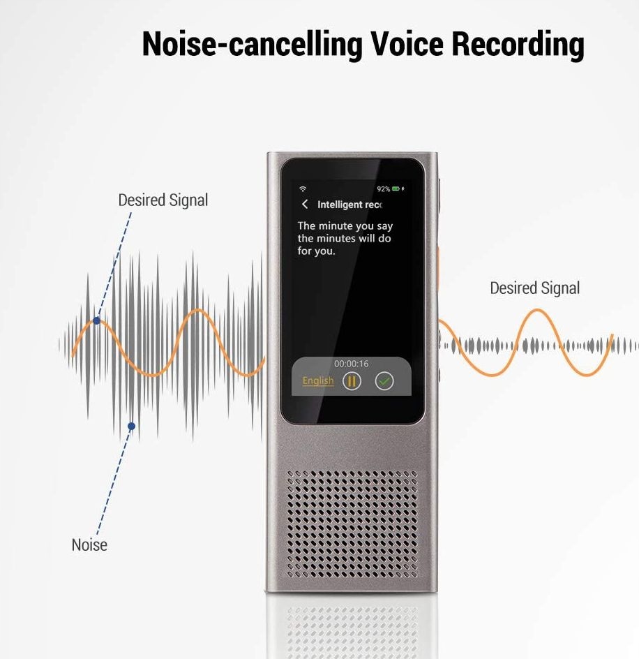 Biznesowy tłumacz mowy Langogo Wifi Model Minutes