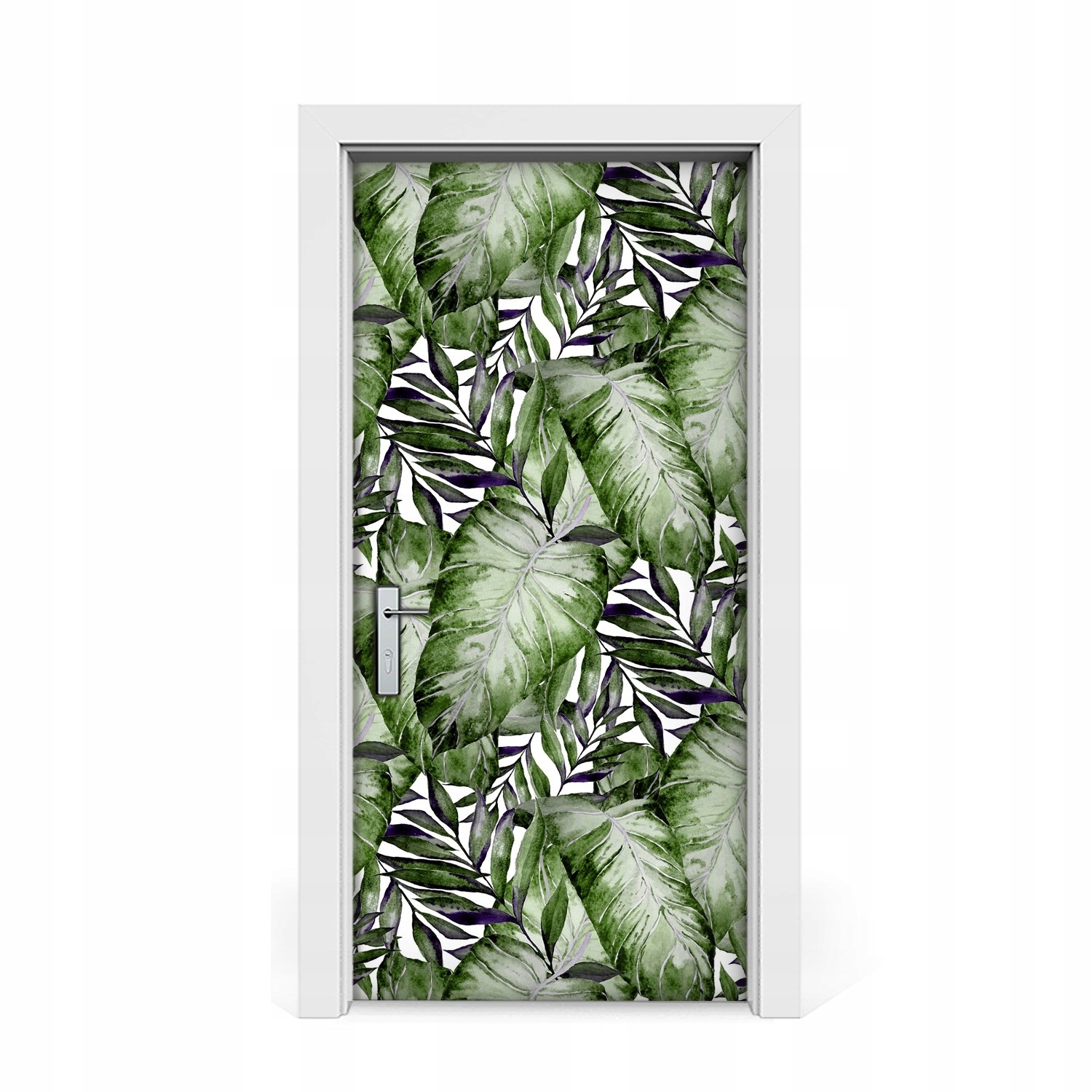 

Naklejka na drzwi Tropikalny liść Monstera 95x205