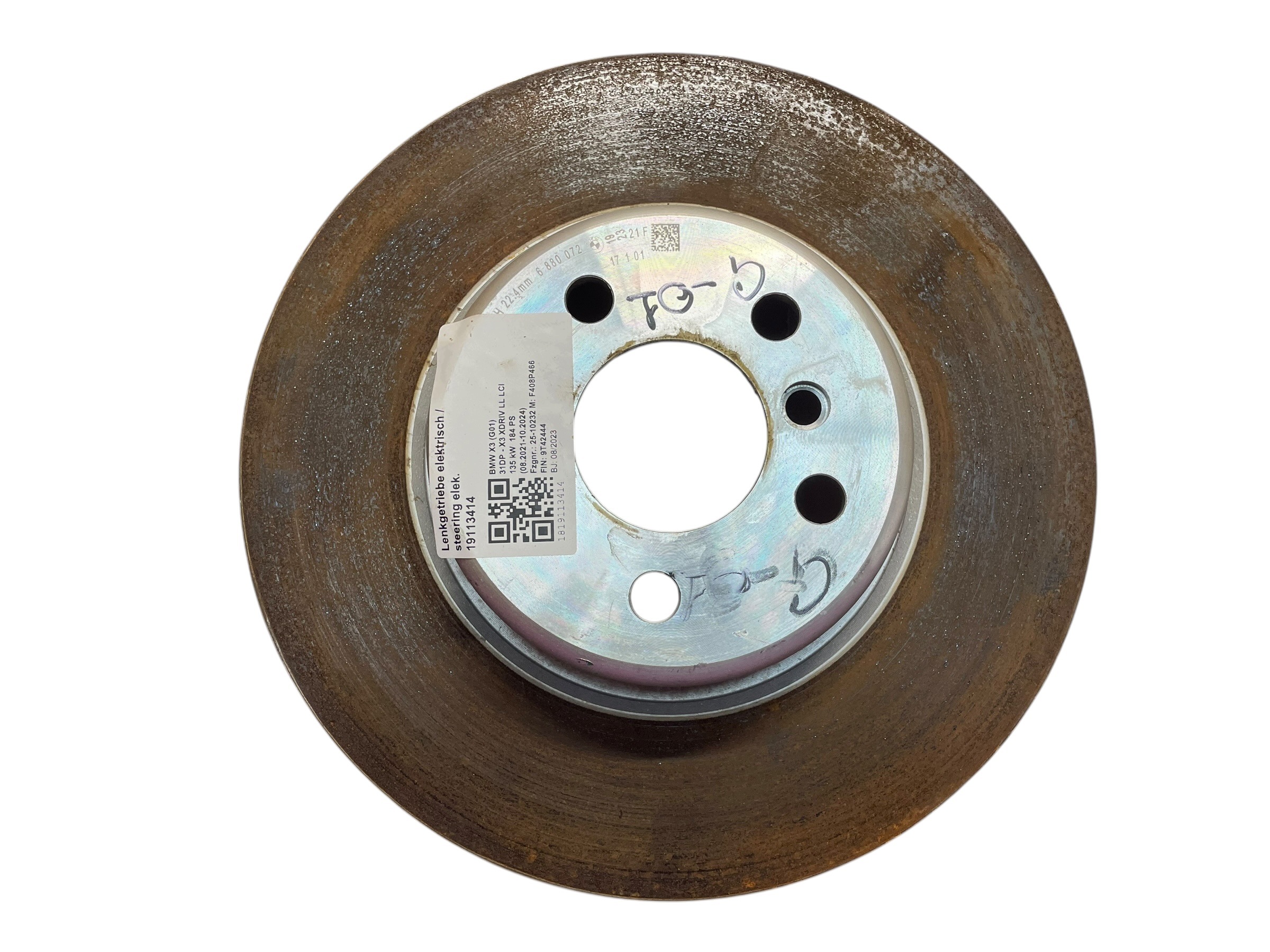 discs brake front BMW X3 G01