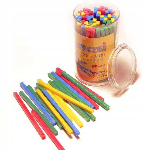 PATYCZKI do NAUKI liczenia MIX dla DZIECI x80