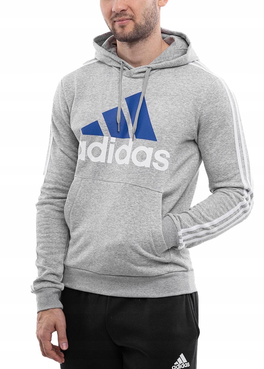 adidas pánská mikina s kapucí sportovní bavlněná pohodlná vel