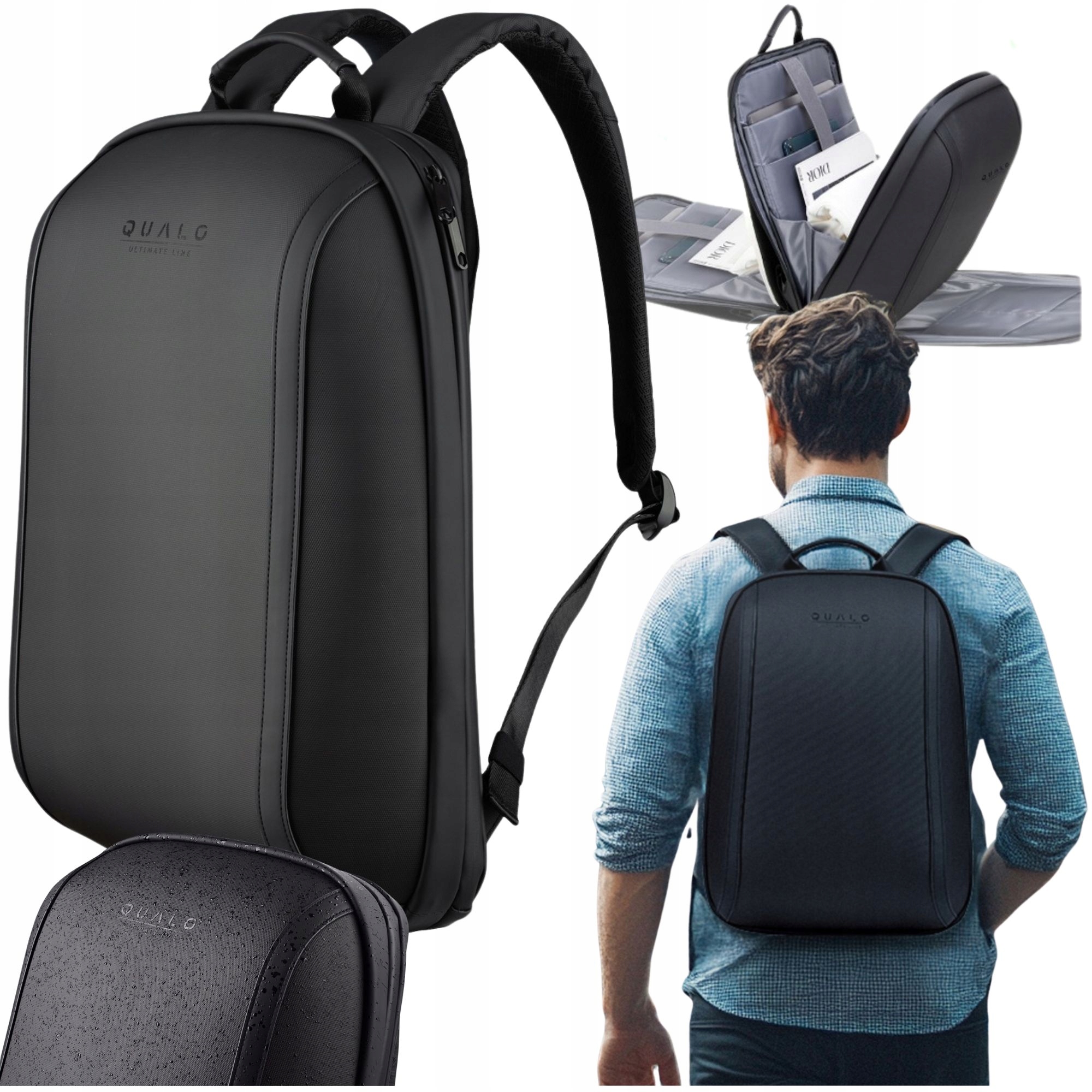 Plecak Na Laptopa Męski Wododporny 15,6 Podróżny Bagaż Kabinowy Podręczny