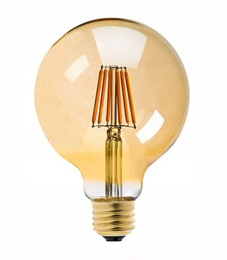 

Żarówka Filament Dekoracyjna Led E27 G125 8W 2200K