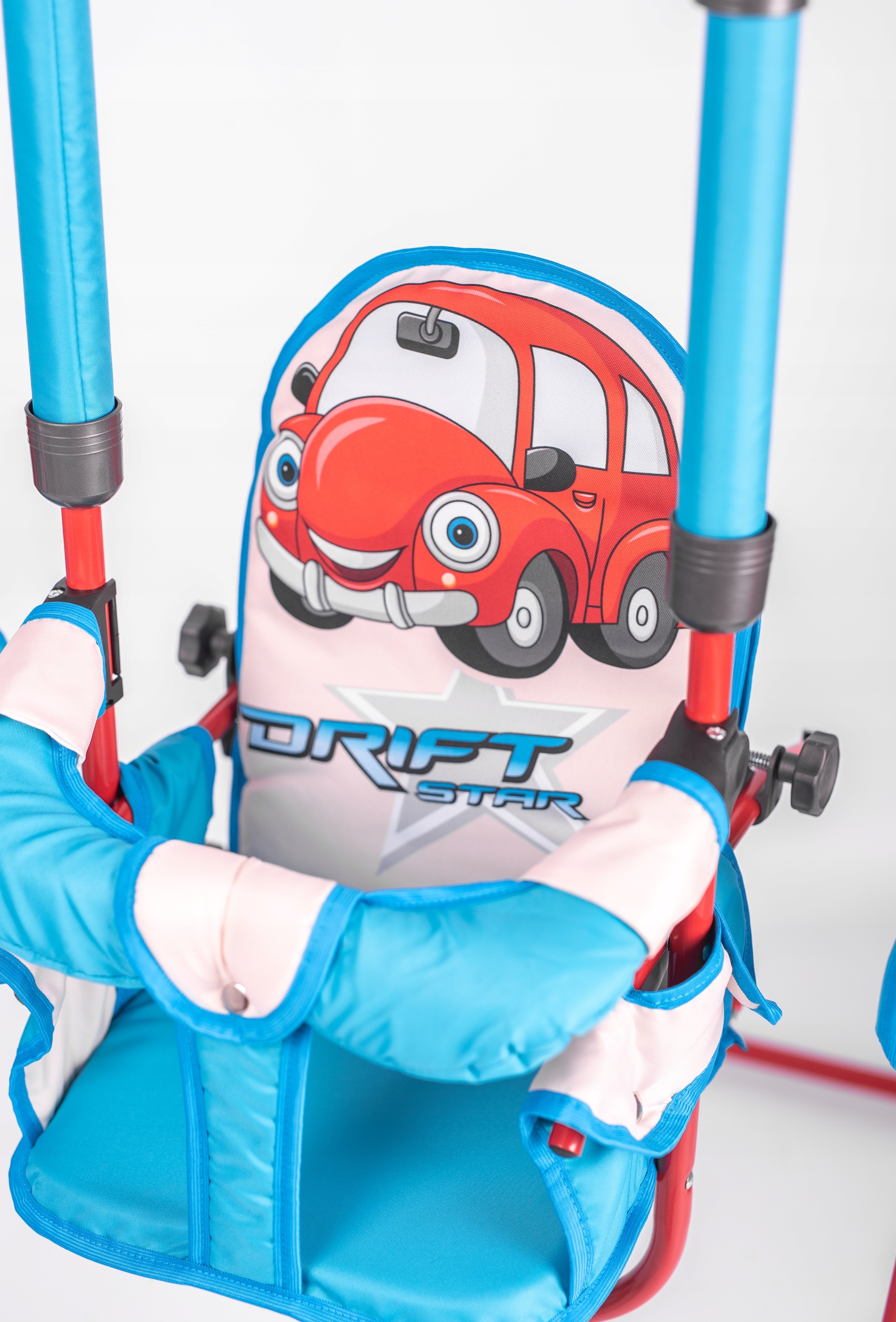 HUŚTAWKA DZIECIĘCA WOLNOSTOJĄCA SKŁADANA STOJĄCA Materiał metal tworzywo