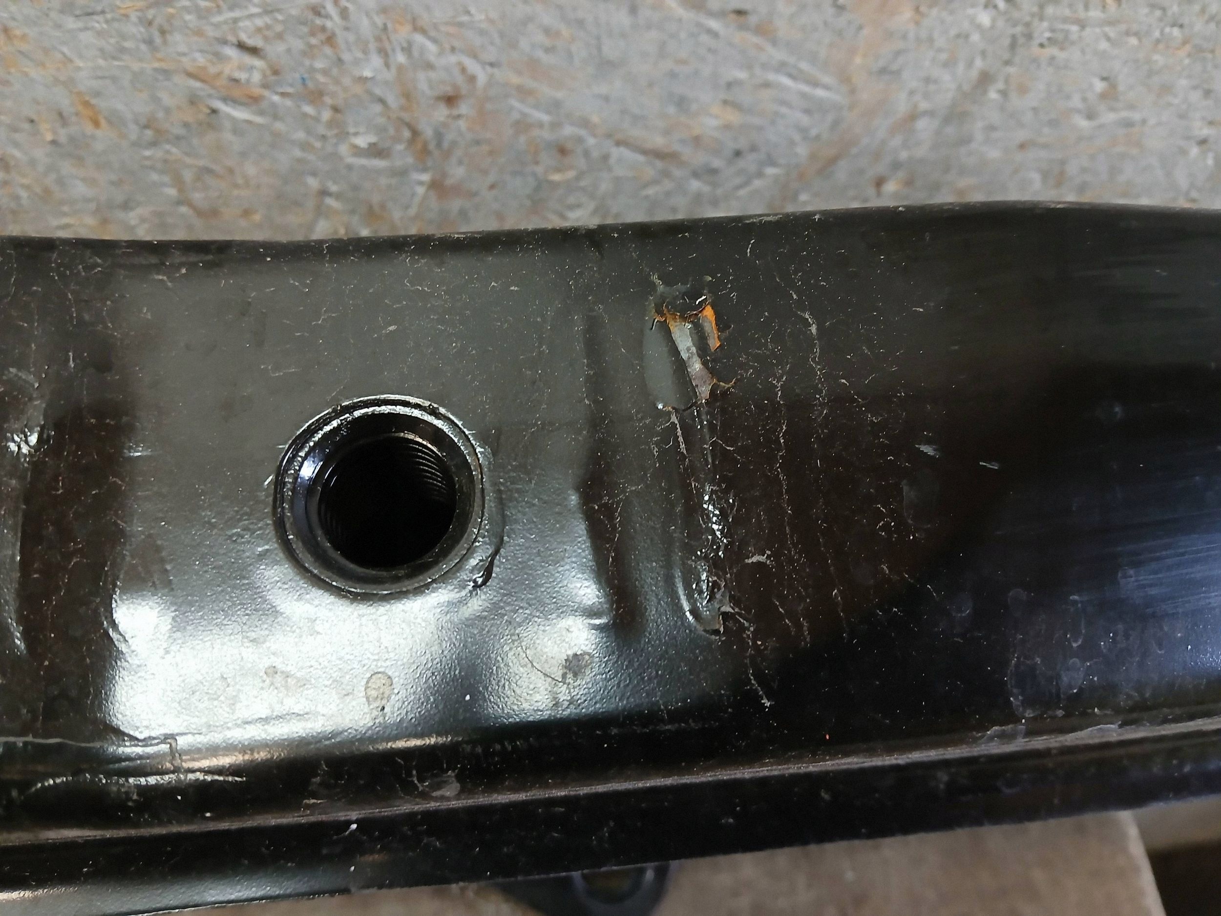bumper support rear part MERCEDES A KLASA W169 A169 1696100114