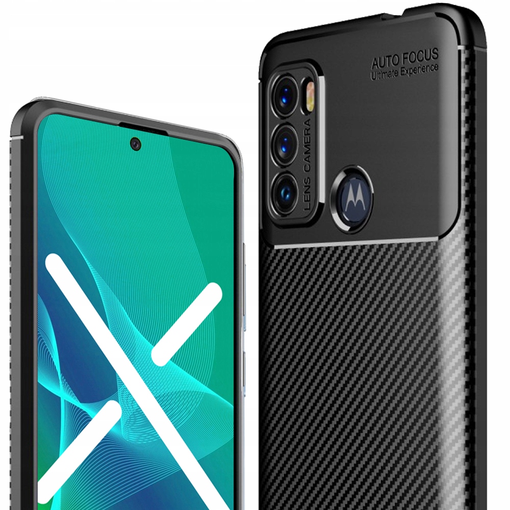 

Etui do Motorola Moto G60, Carbon Gel Case