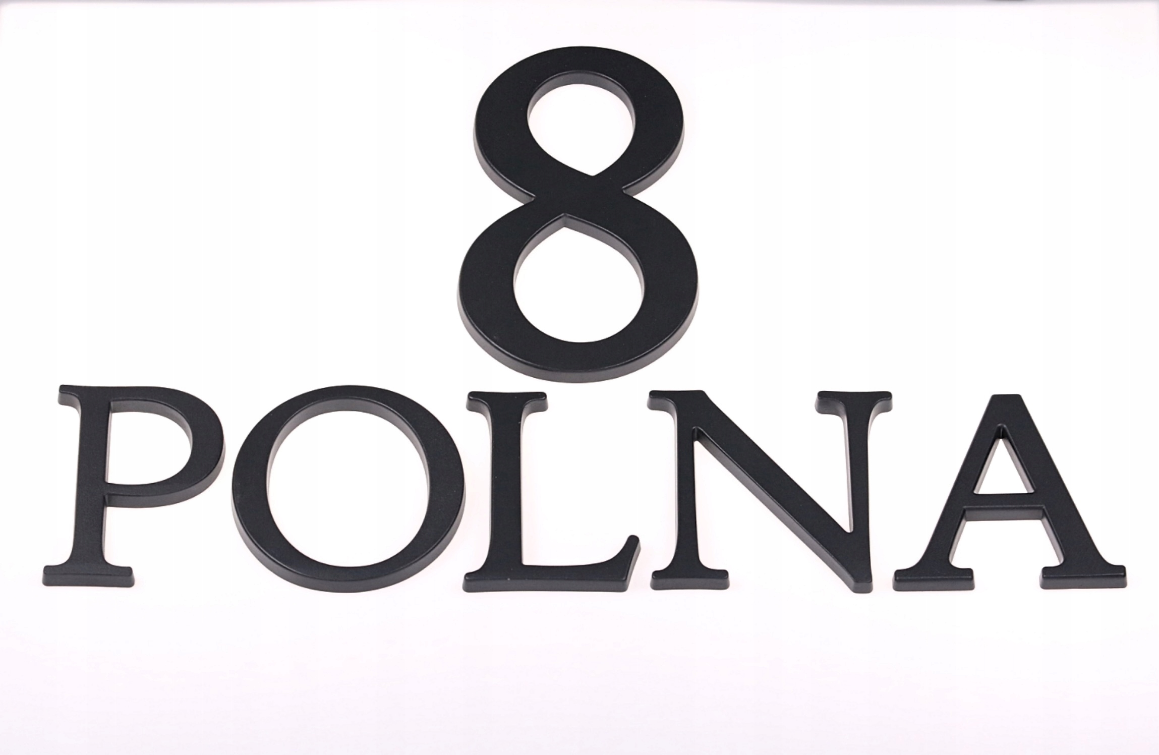 NAZWY ULIC I MIEJSCOWOŚCI ALU 10,5cm Materiał aluminium