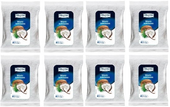 Levně 8 x 300 g Helcom Strouhaný kokos Karton