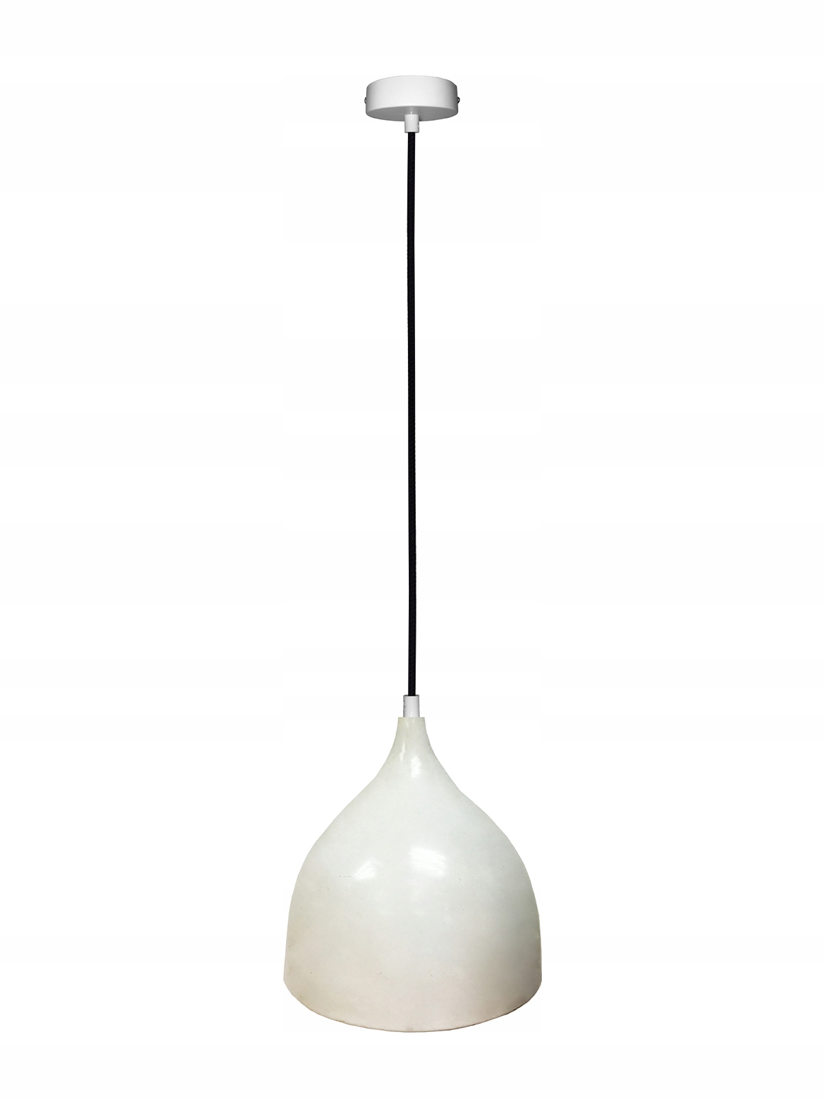 Skandinávská závěsná stropní lampa kovová Klosz